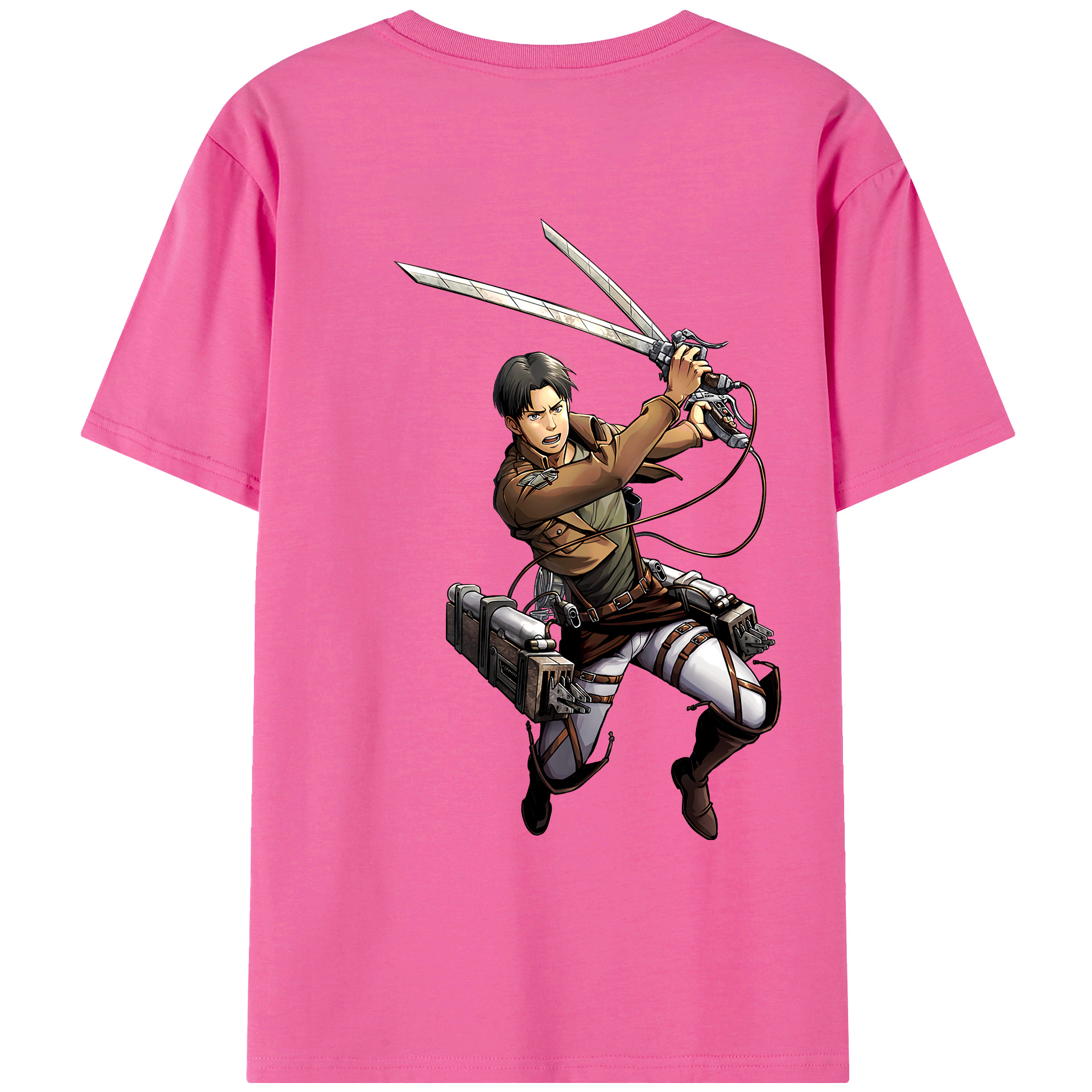 （画像用） 進撃の巨人 Attack on Titan レディース半袖Tシャツ(バックプリント)